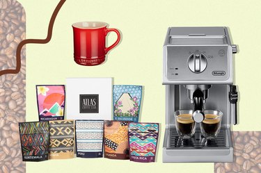 collage of best gifts for coffee lovers